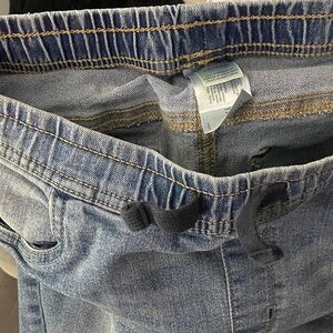 Boys 14 Light Blue Denim Jeans with Drawstring